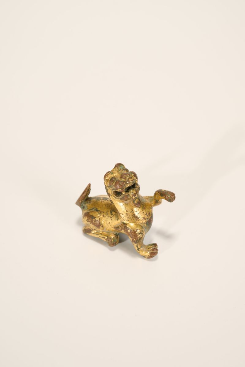 Lot893 清 铜鎏金狮子 - 图5