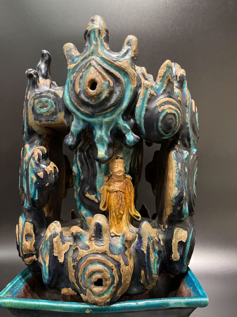 明 珐华仙人洞造像香薰 - 图6