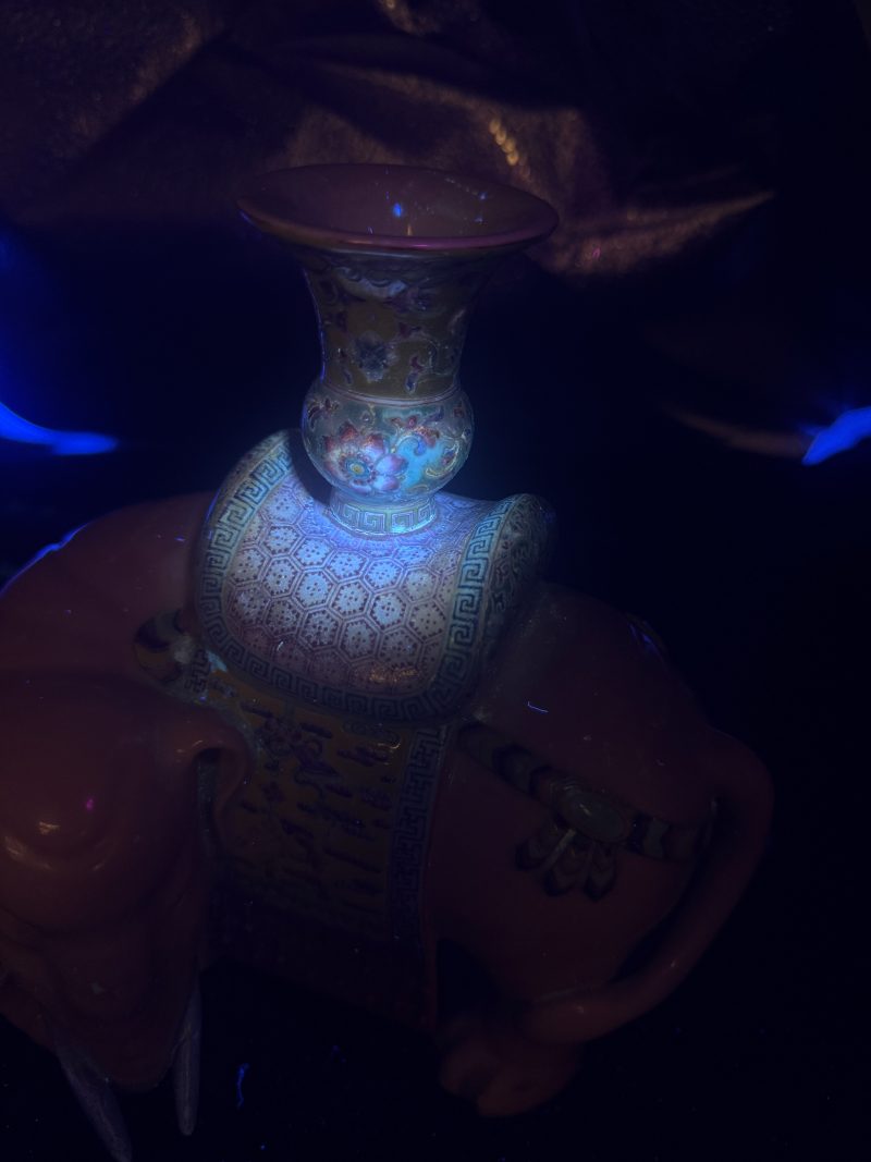清 粉彩太平有象摆件 - 图15