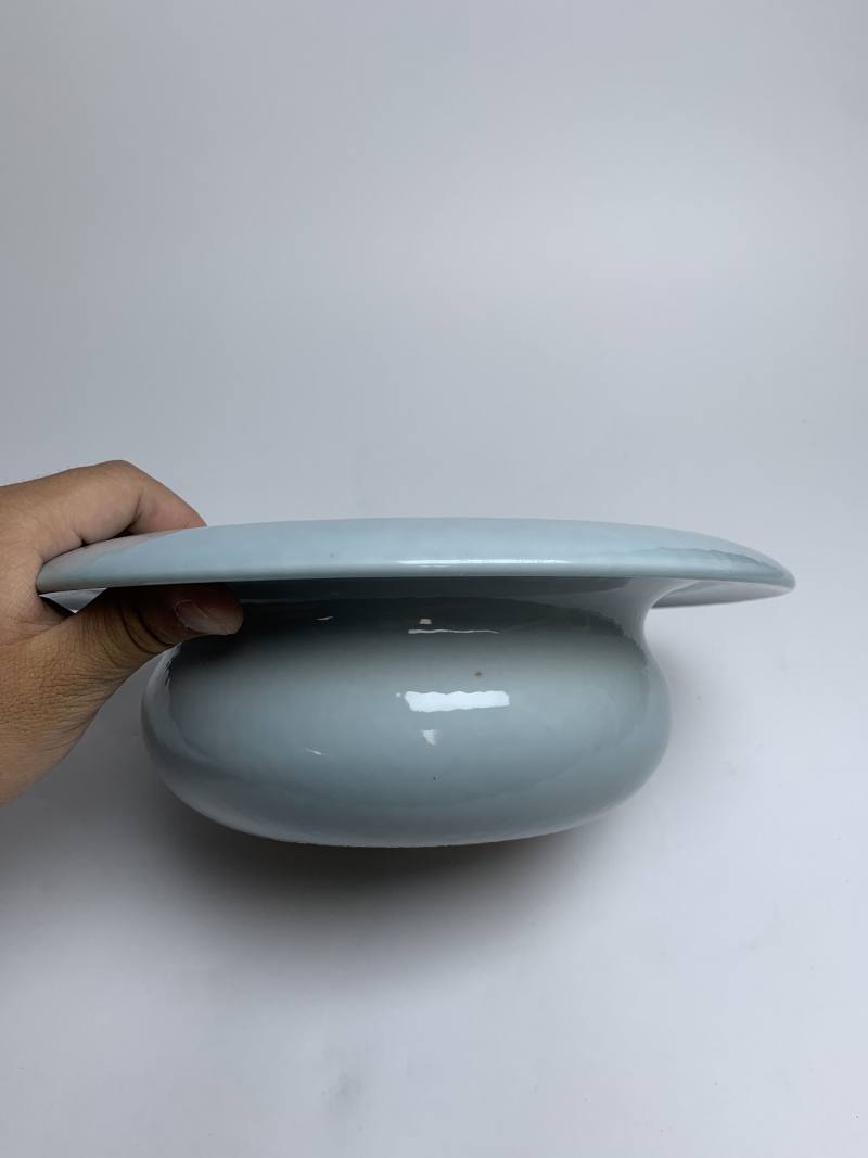 清 天青釉笔洗 - 图4