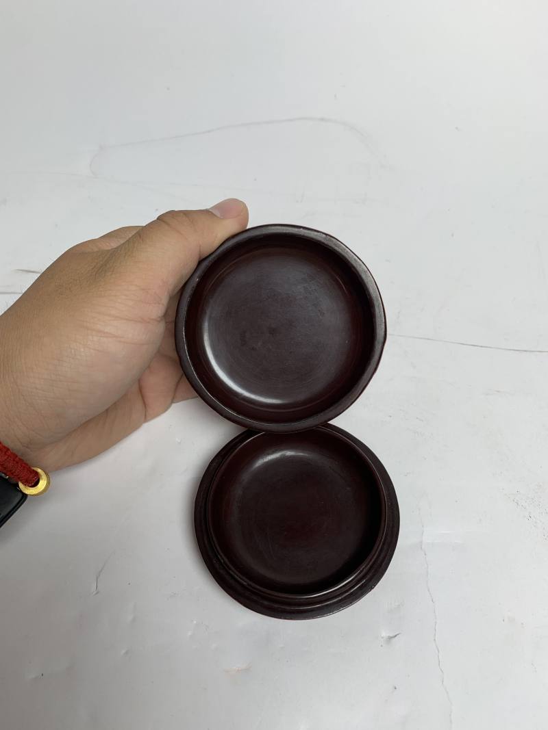 明早期 剔红莲蓬纹香盒 - 图9