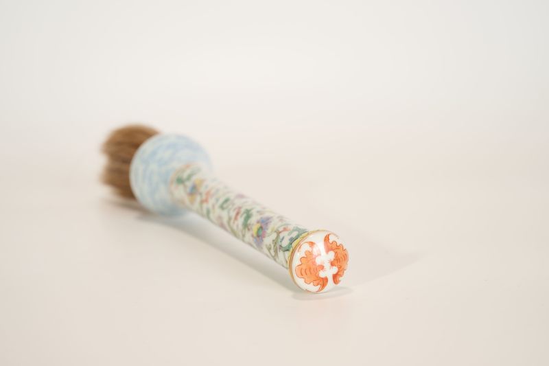 Lot817 清光绪 花卉龙纹毛笔 - 图5
