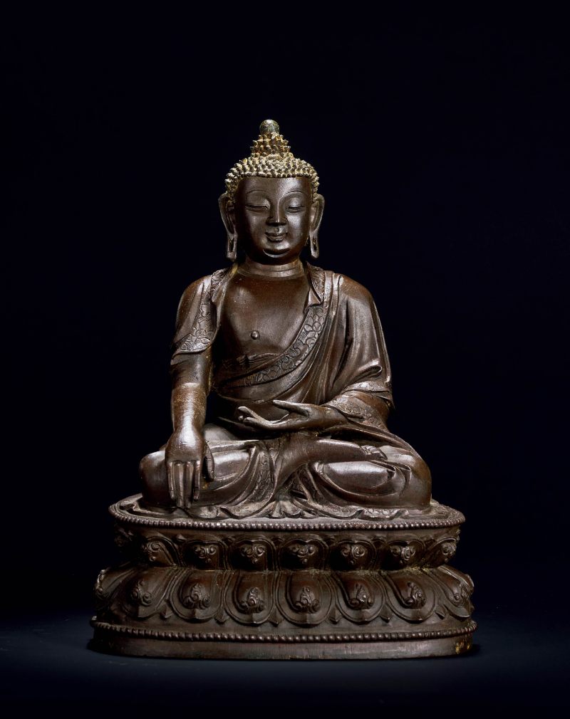 明 铜释迦牟尼佛