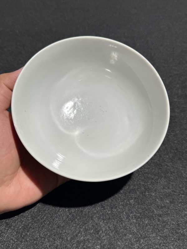 清宣统 胭脂红釉碗 - 图6