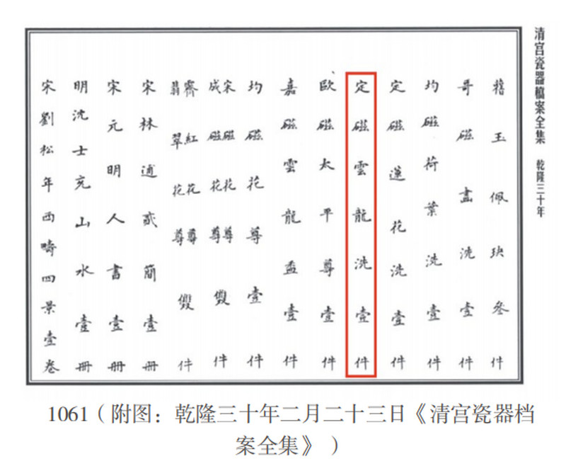 清乾隆 白釉仿定模印龙纹水盂 - 图11