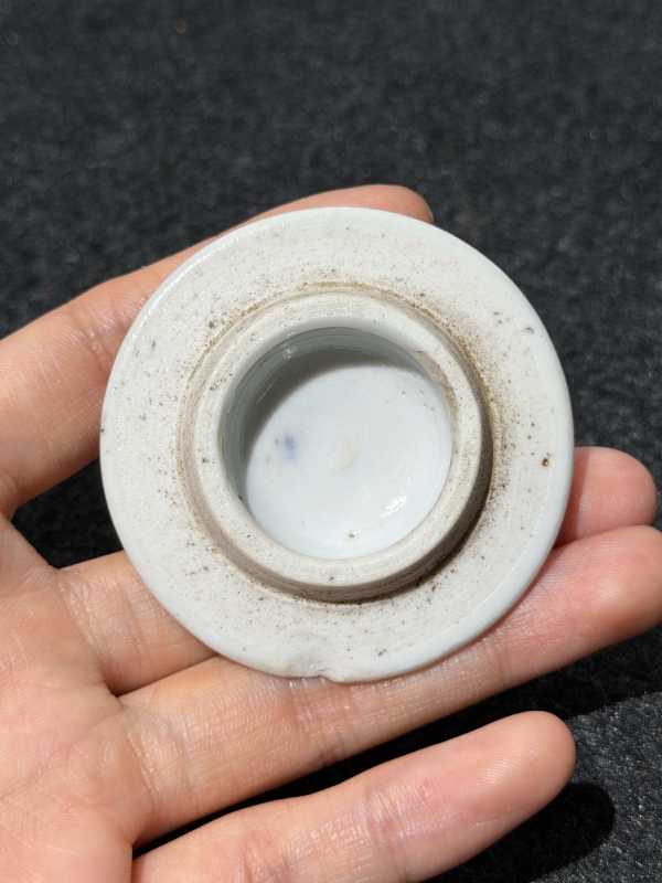 清康熙 青花缠枝花卉纹提梁壶 - 图10