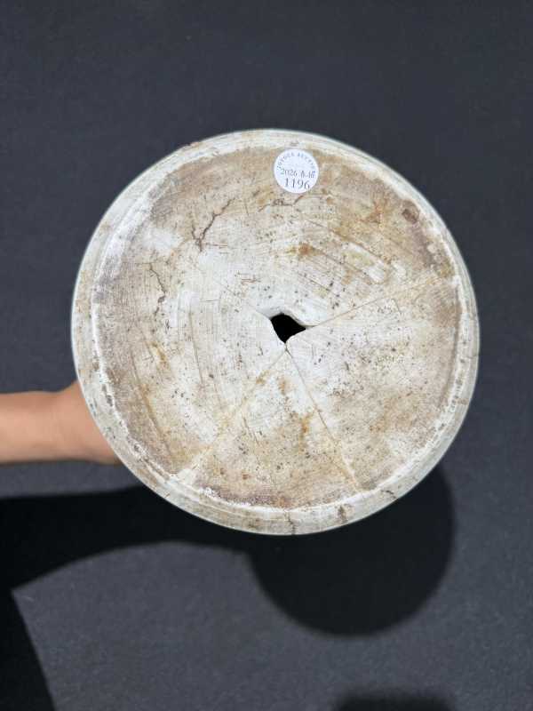 明崇祯 青花教子图花觚 - 图8