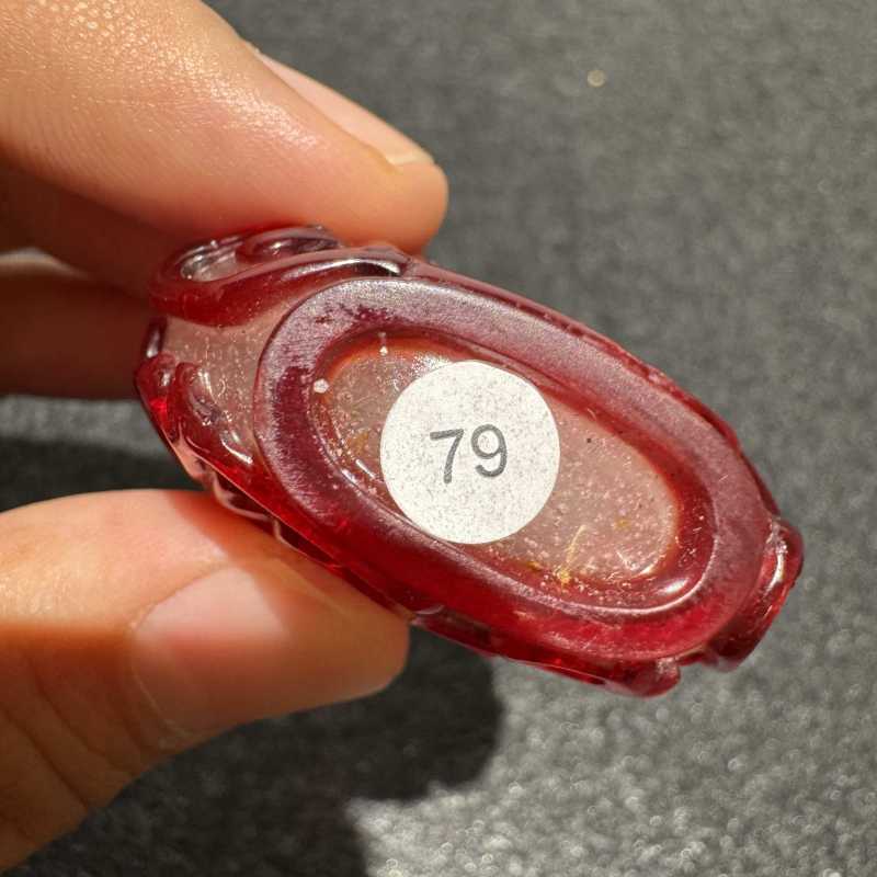 清 龙凤纹套红料烟壶 - 图7