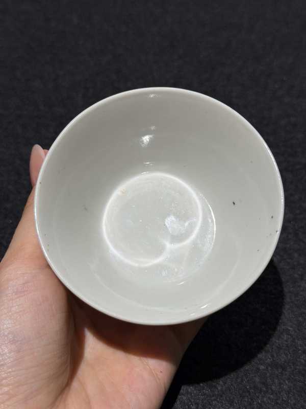 清雍正 粉彩折枝花卉纹马蹄杯一组十只 - 图21