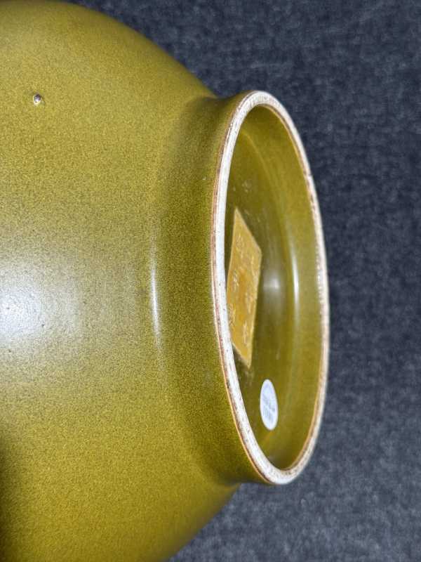 清光绪 茶叶末釉荸荠瓶 - 图11