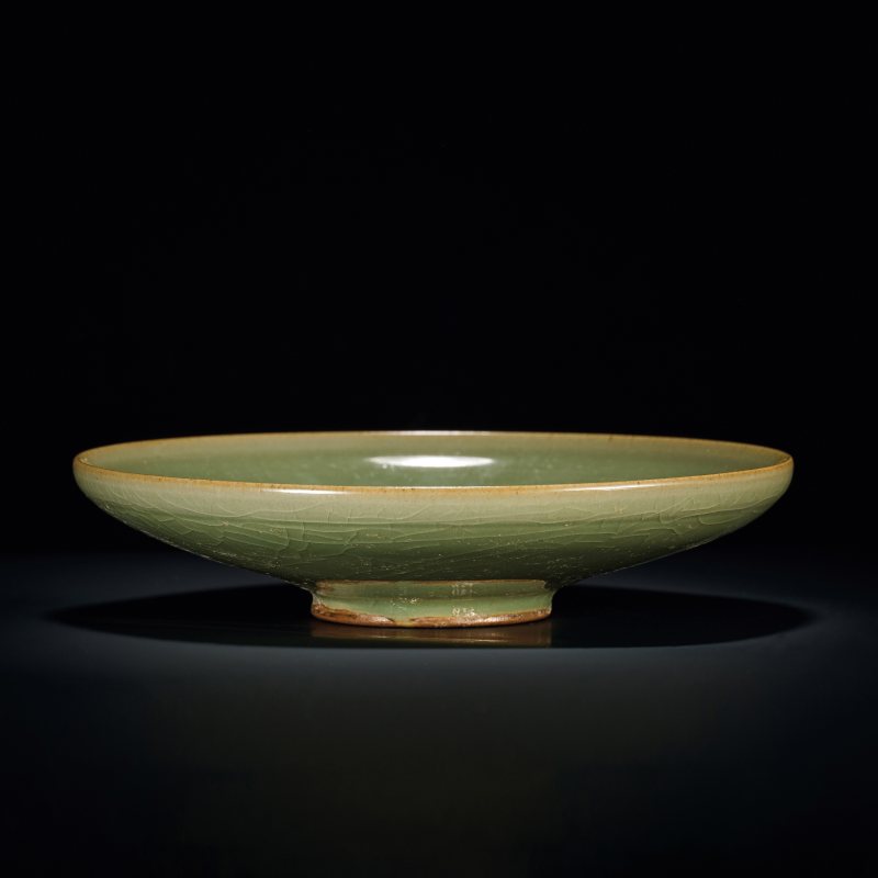 明 青磁盘