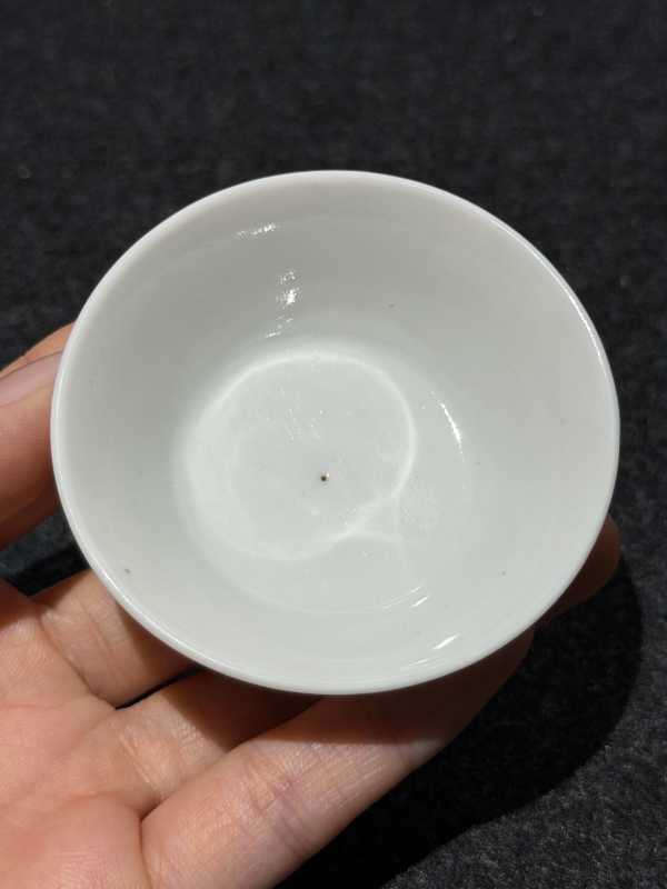 清雍正 粉彩折枝花卉纹马蹄杯一组十只 - 图36