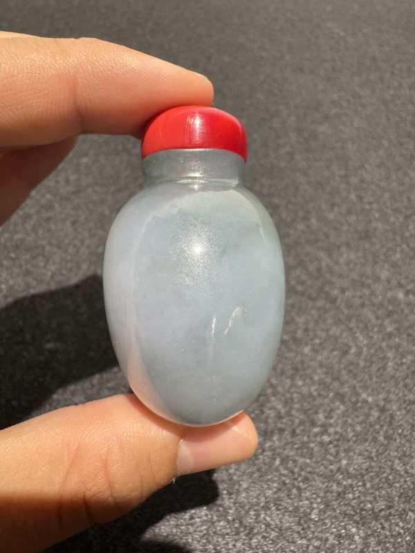 清 翡翠鼻烟壶 - 图4