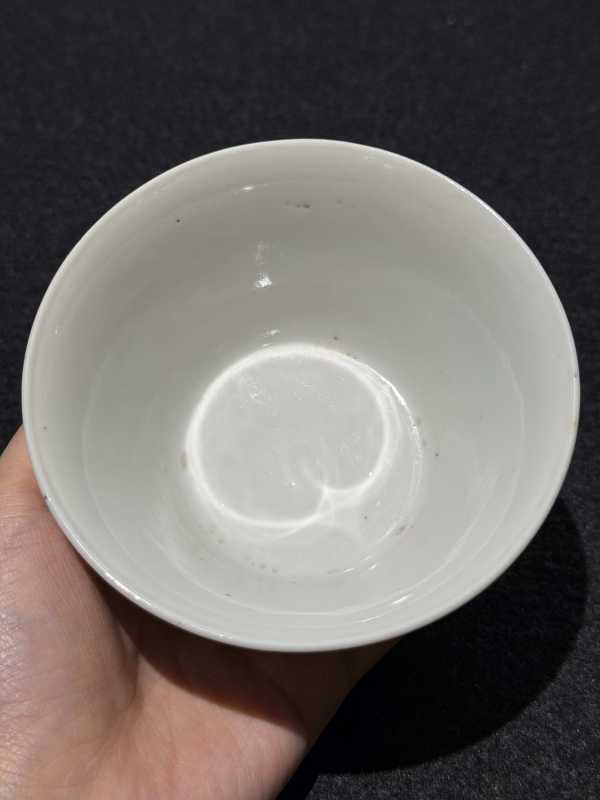 清雍正 粉彩折枝花卉纹马蹄杯一组十只 - 图6