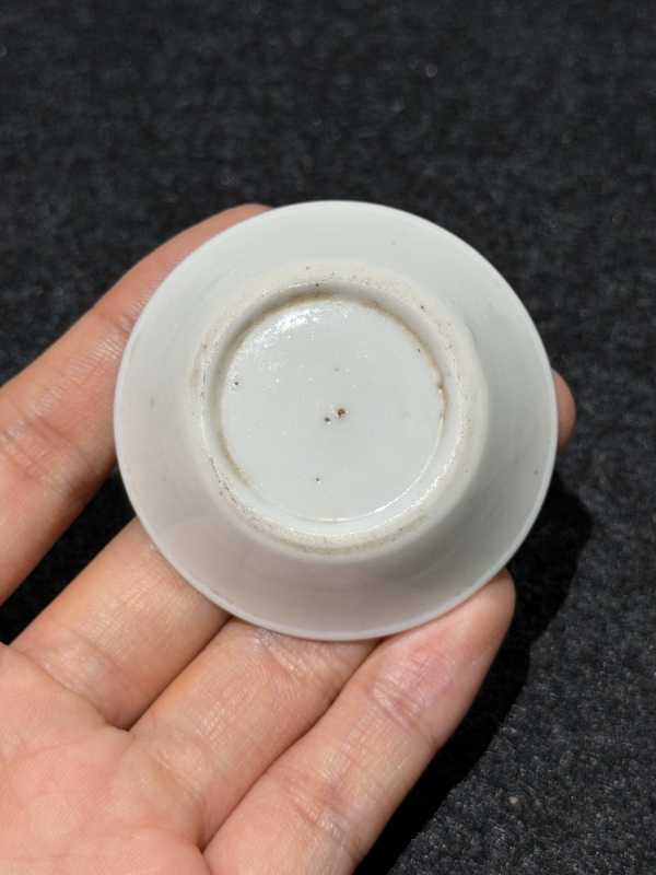 清雍正 粉彩折枝花卉纹马蹄杯一组十只 - 图43