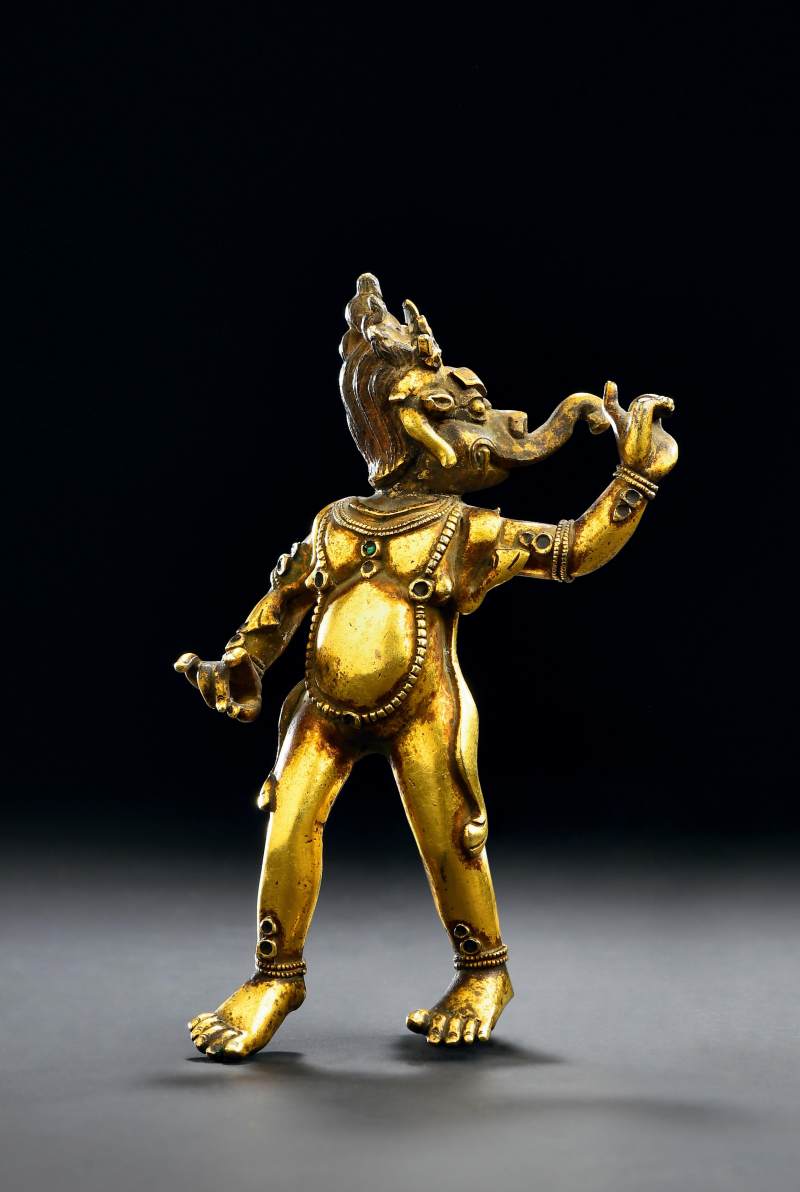 清乾隆（1736-1795年） 摩羯面空行母像