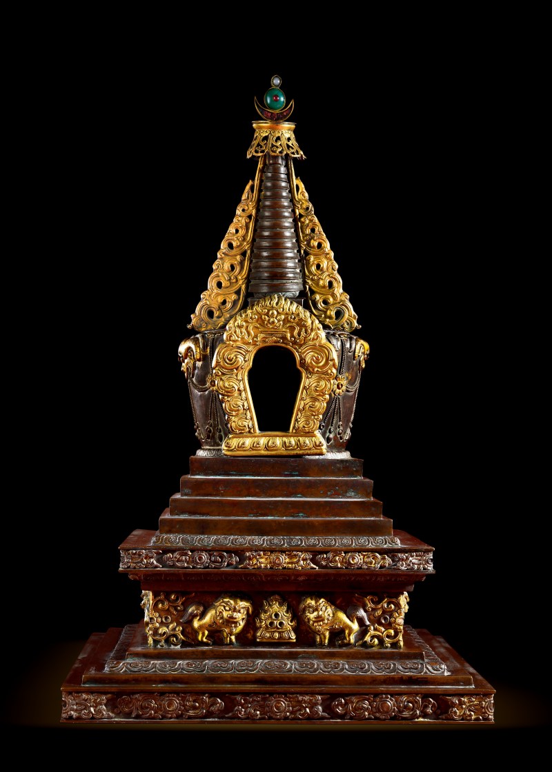 清乾隆（1736-1795年）尊胜佛塔