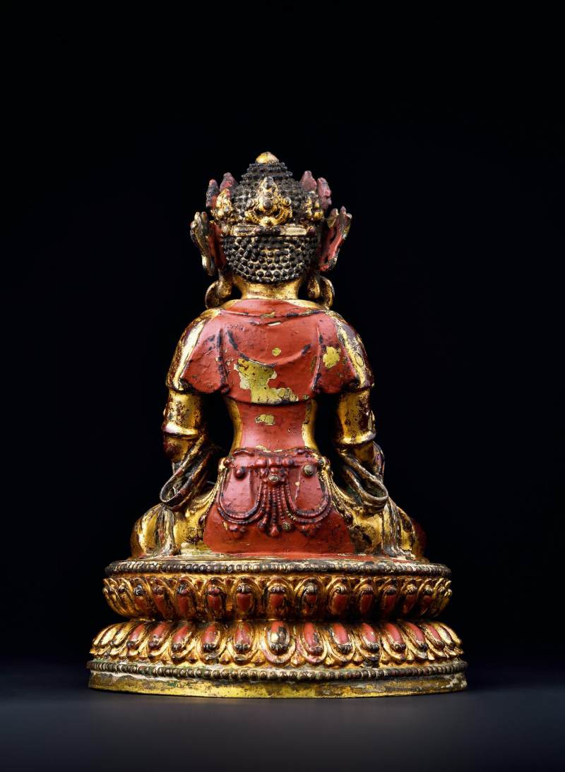 明永乐（1403-1424年）宝冠释迦牟尼佛像 - 图2