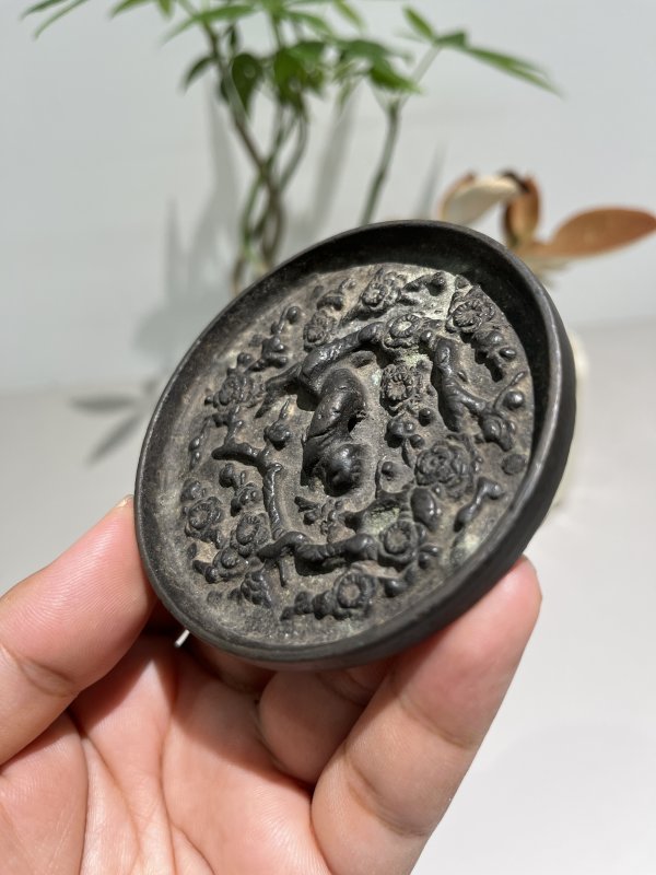 明 暗香疏影纹镜 - 图4