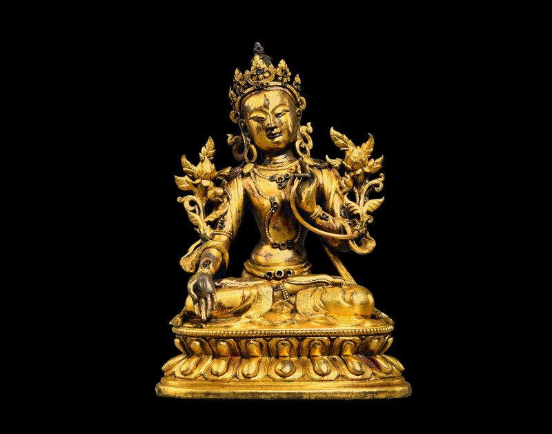 清乾隆（1736-1795年）白度母像