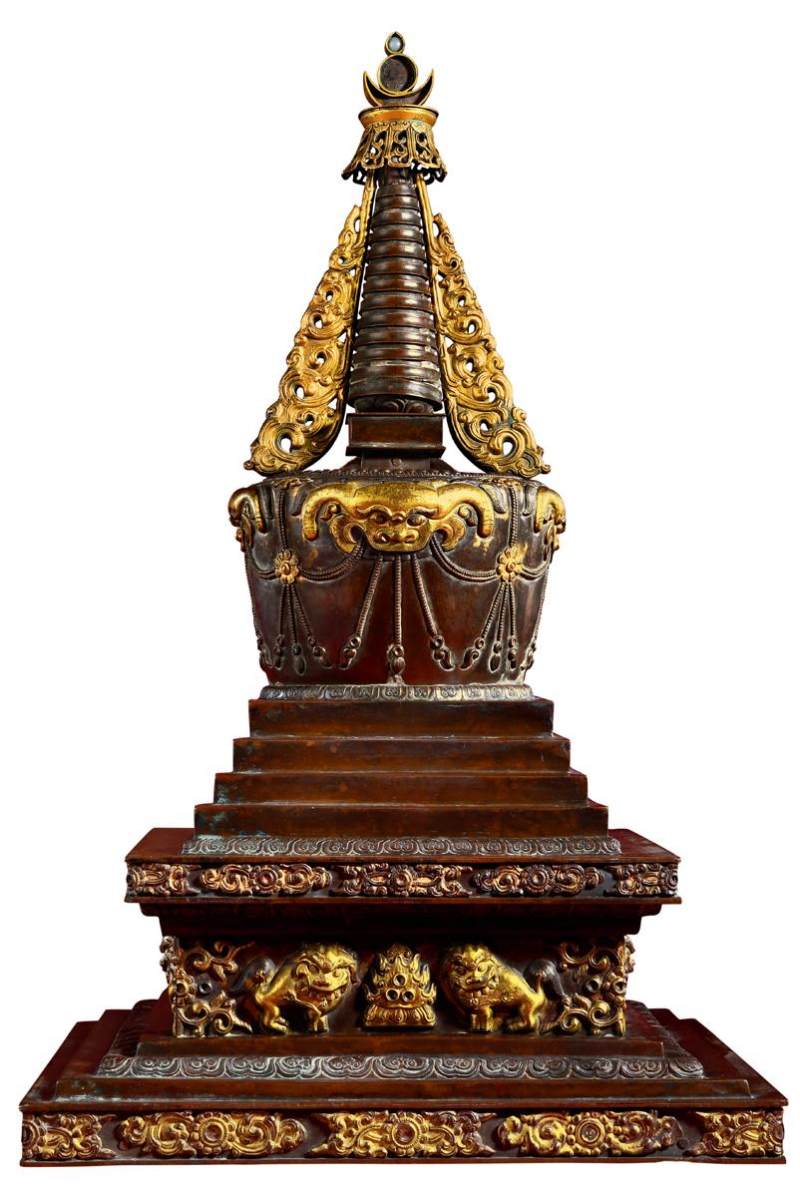 清乾隆（1736-1795年）尊胜佛塔 - 图2