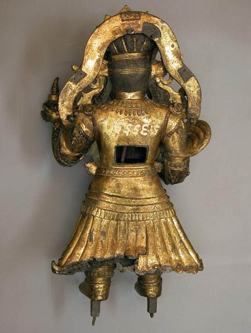 14世纪 青杖明王像 - 图5
