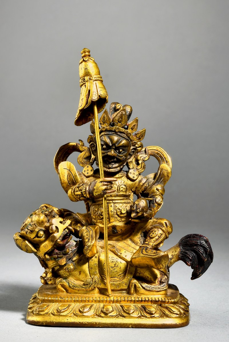 清乾隆（1736-1795年）财宝天王像