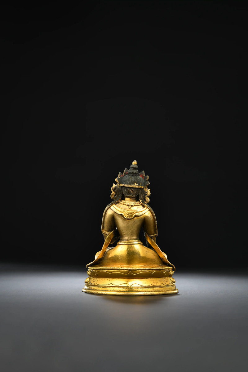 清乾隆（1736-1795年） 菩萨像 - 图2