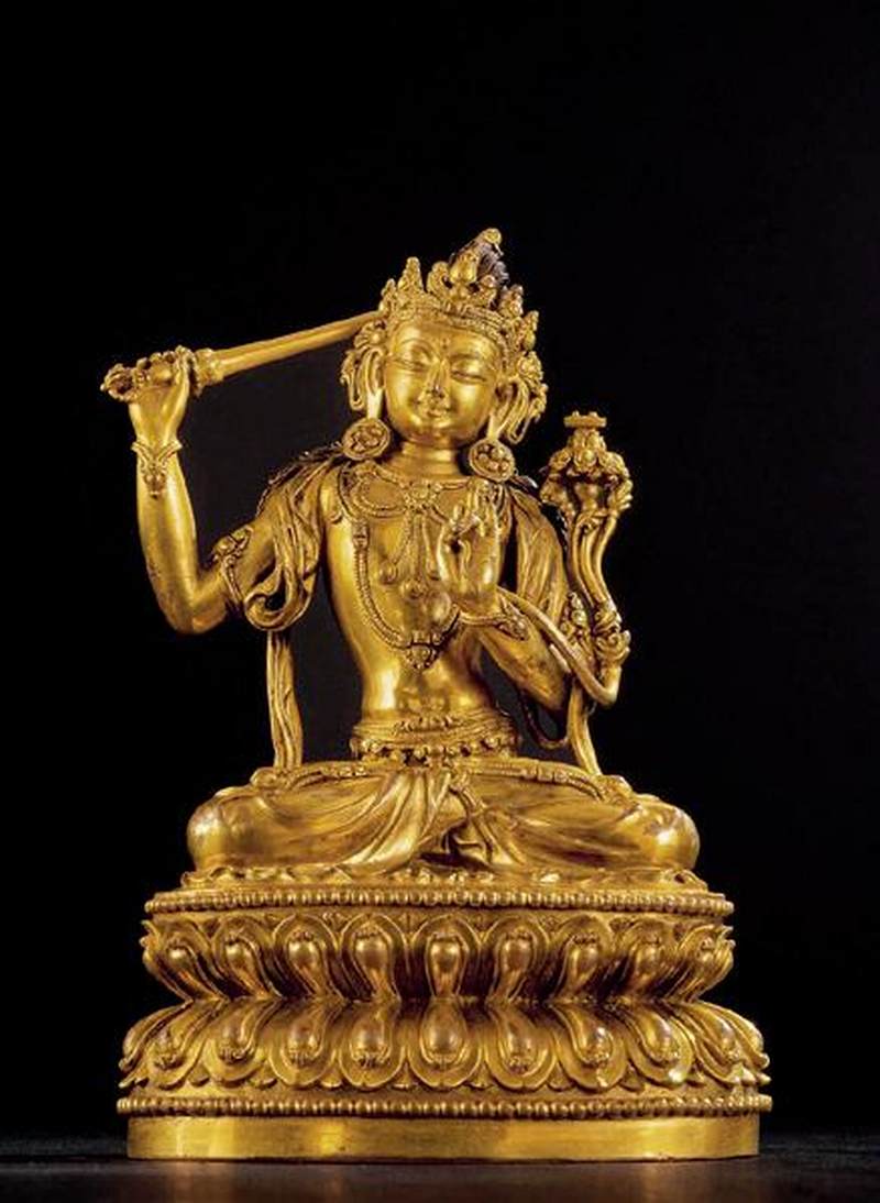 明永乐（1403-1424年）宝冠释迦牟尼佛像 - 图9