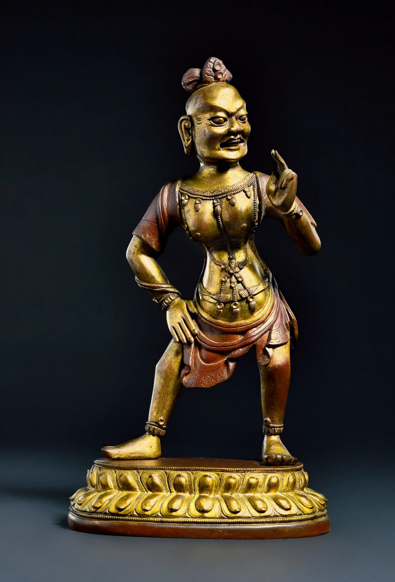 清乾隆（1736-1795年）力士像