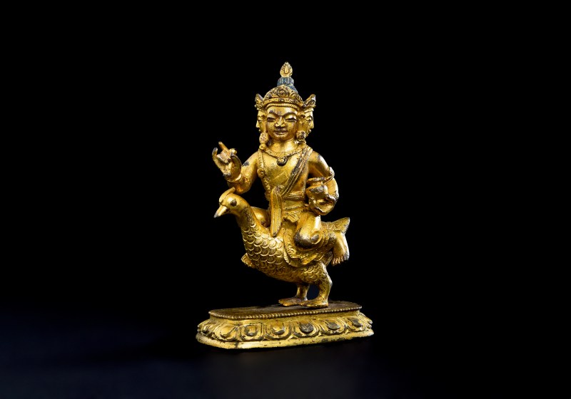 清乾隆（1736-1795年）大梵天像