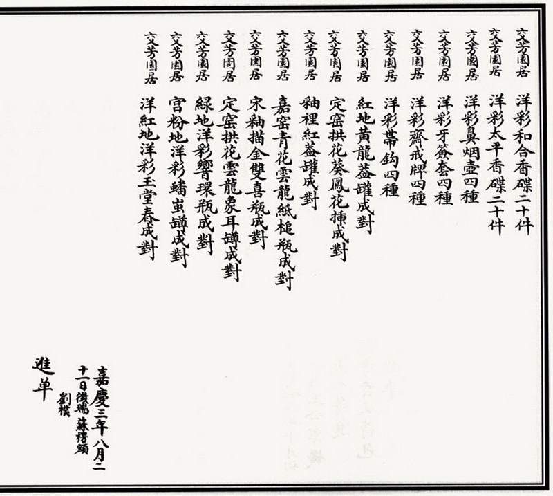 清嘉庆 御制诗文洋彩菊花图烟壶 - 图7