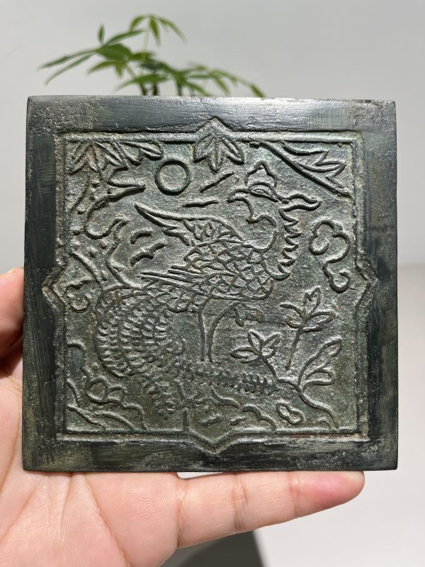 清 丹凤朝阳纹镜 - 图2