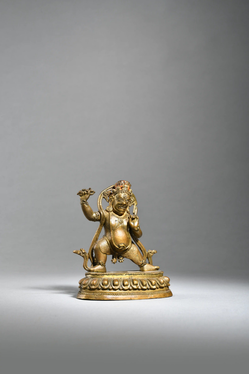 清乾隆（1736-1795年） 金刚手菩萨像 - 图2