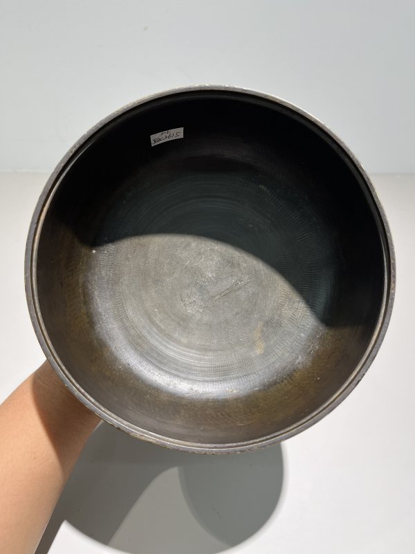 清乾隆 “大清乾隆年制”款铜云纹豆一对 - 图13