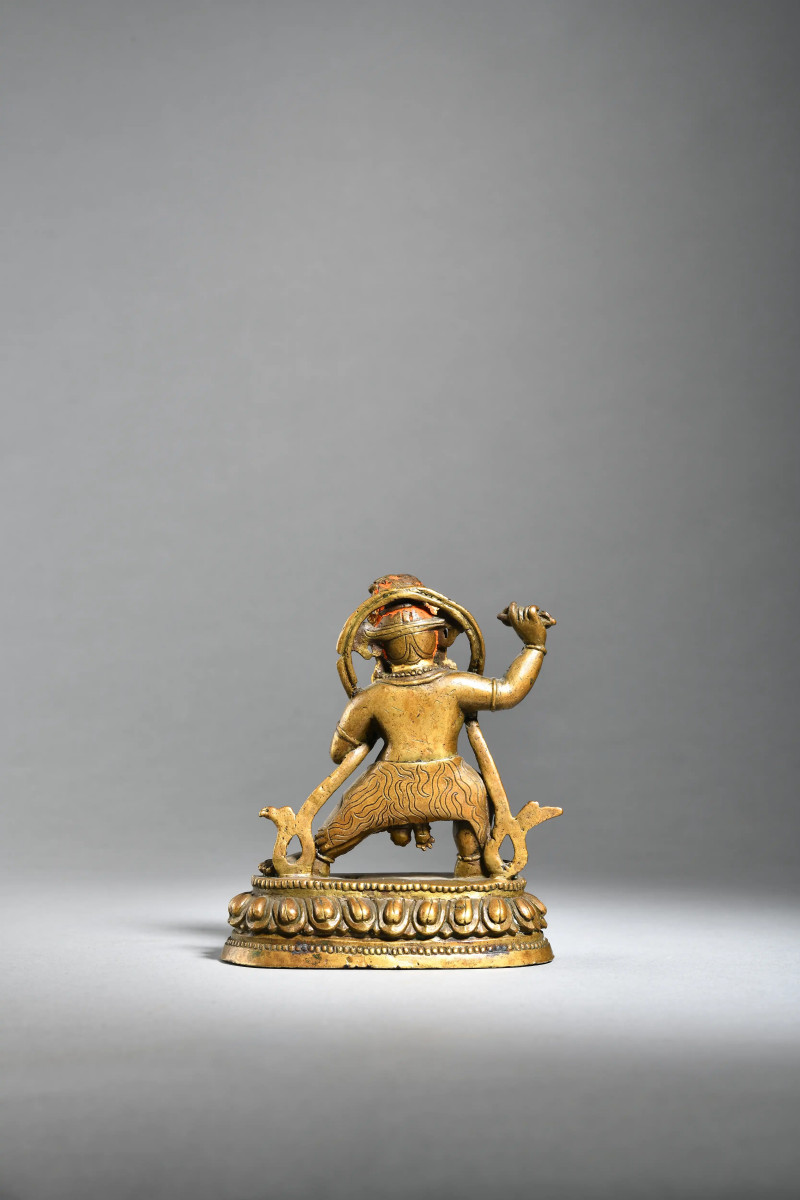 清乾隆（1736-1795年） 金刚手菩萨像 - 图3