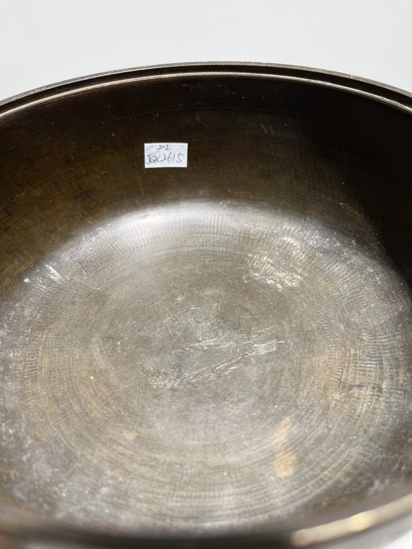 清乾隆 “大清乾隆年制”款铜云纹豆一对 - 图14