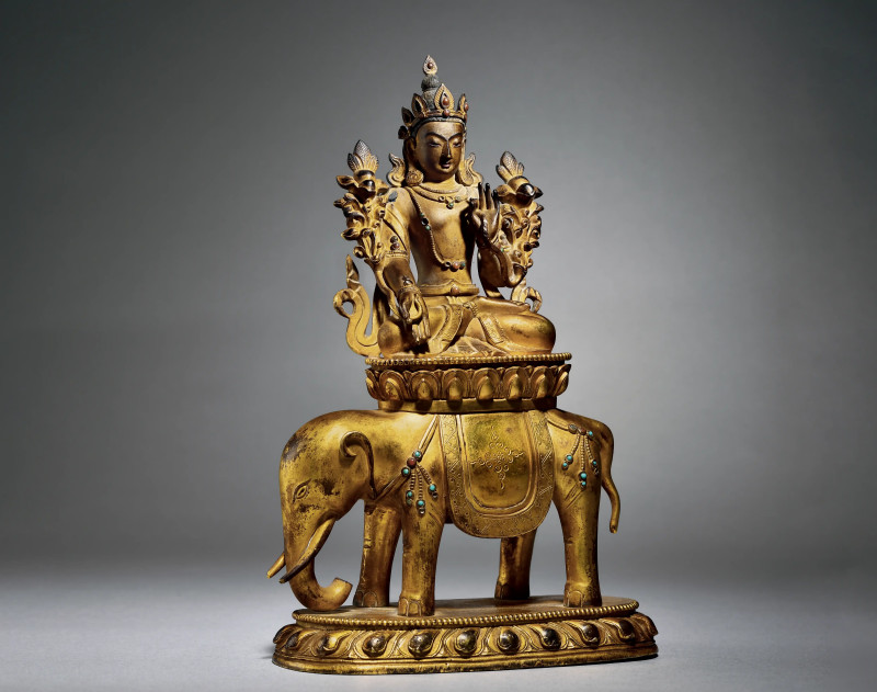 清乾隆（1736-1795年）普贤菩萨像