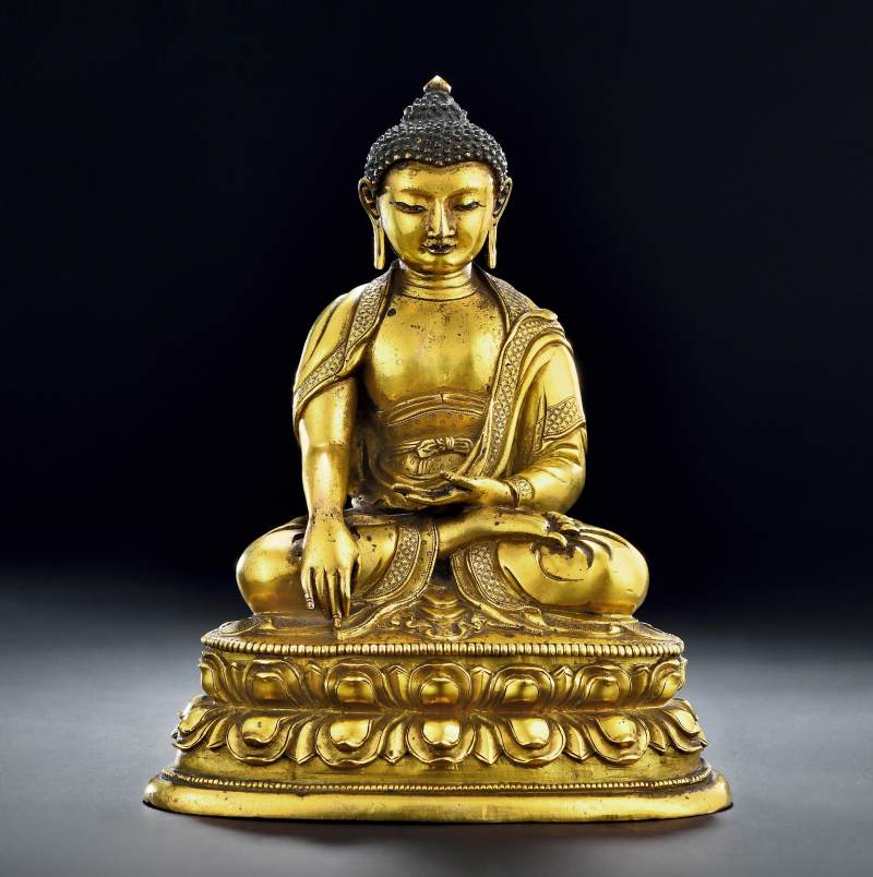 清乾隆（1736-1795年） 释迦牟尼佛像
