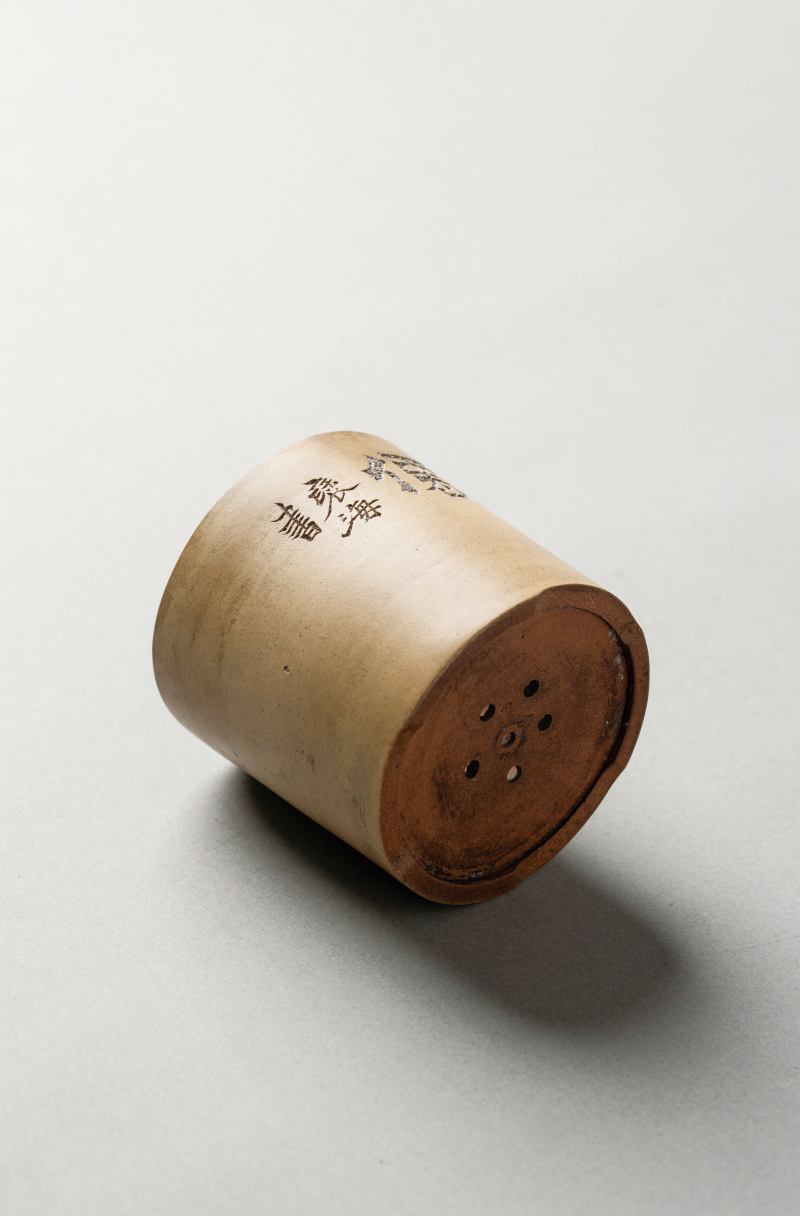 清晚期 徐三庚 洛仙紫砂菖蒲盆 - 图3