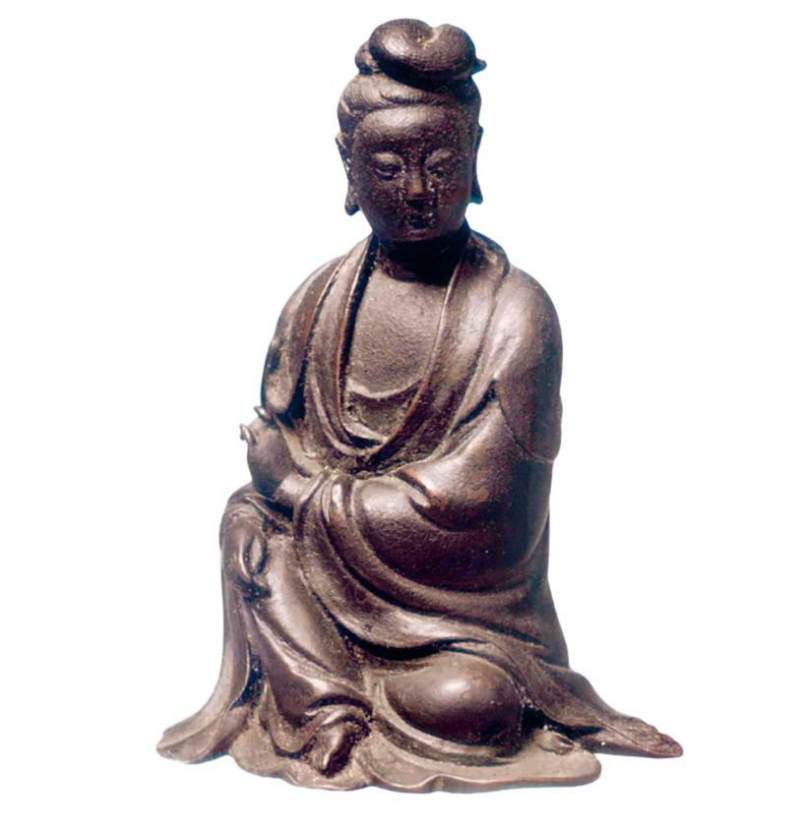 清早期 水月观音像 - 图2