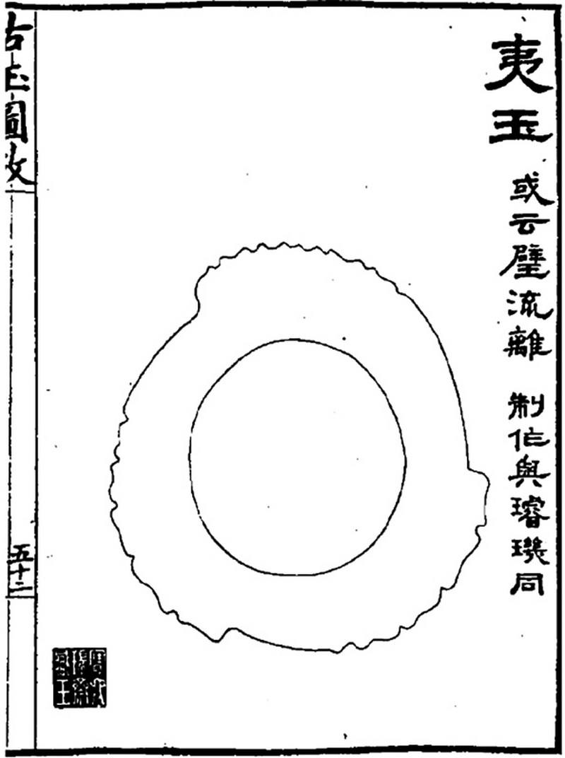 西周 《古玉图考》著录 吴大澂旧藏 玉璇玑 - 图5