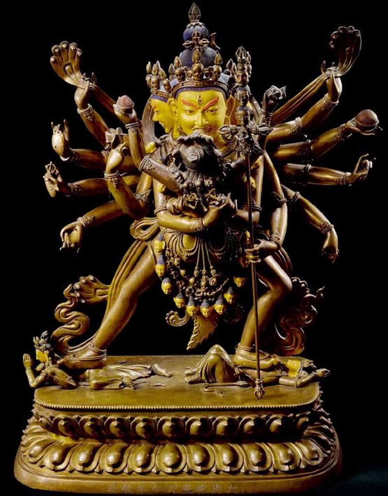 清乾隆（1736-1795年）叶衣佛母像 - 图6