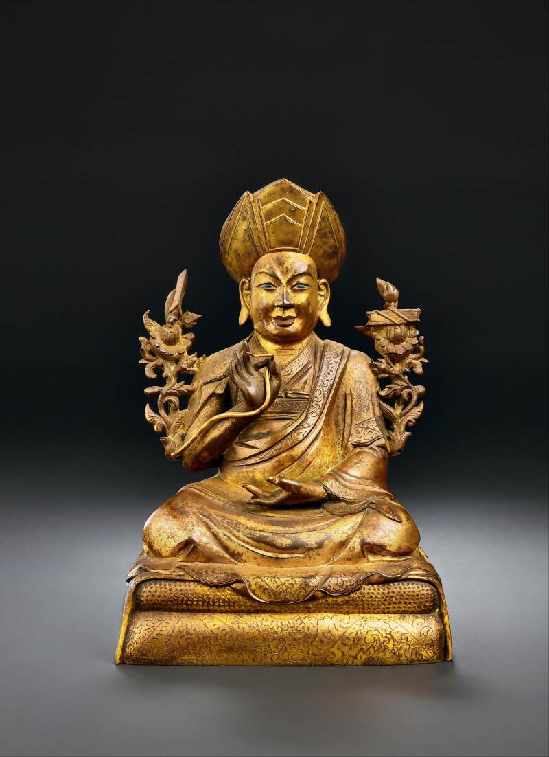 清乾隆（1736-1795年） 三世章嘉・若必多吉像