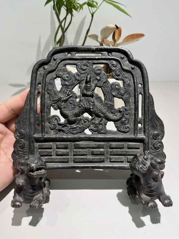 明 萧史乘龙快婿砚屏 - 图3