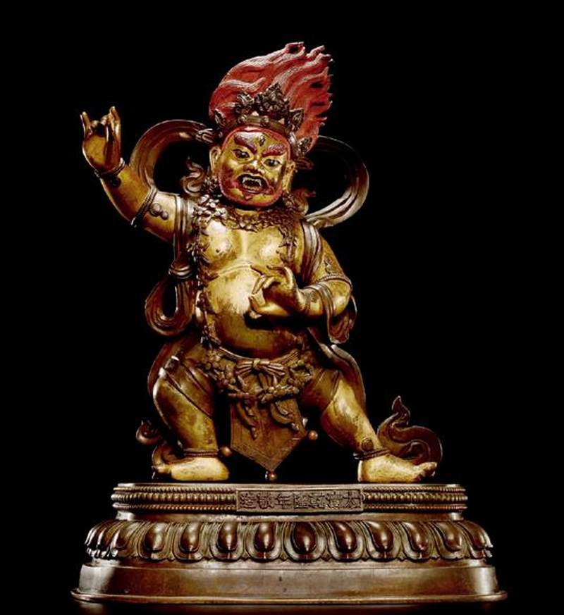 清乾隆（1736-1795年）叶衣佛母像 - 图7