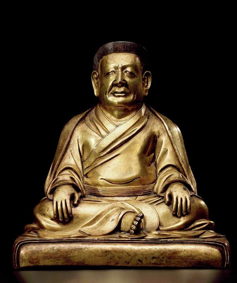 15世纪 玛尔巴祖师像 - 图8
