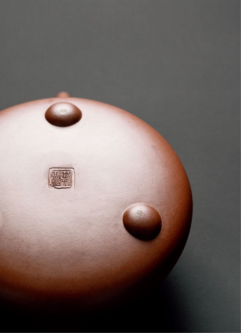近现代 顾景舟制 吴湖帆书画 相明石瓢壶 - 图6