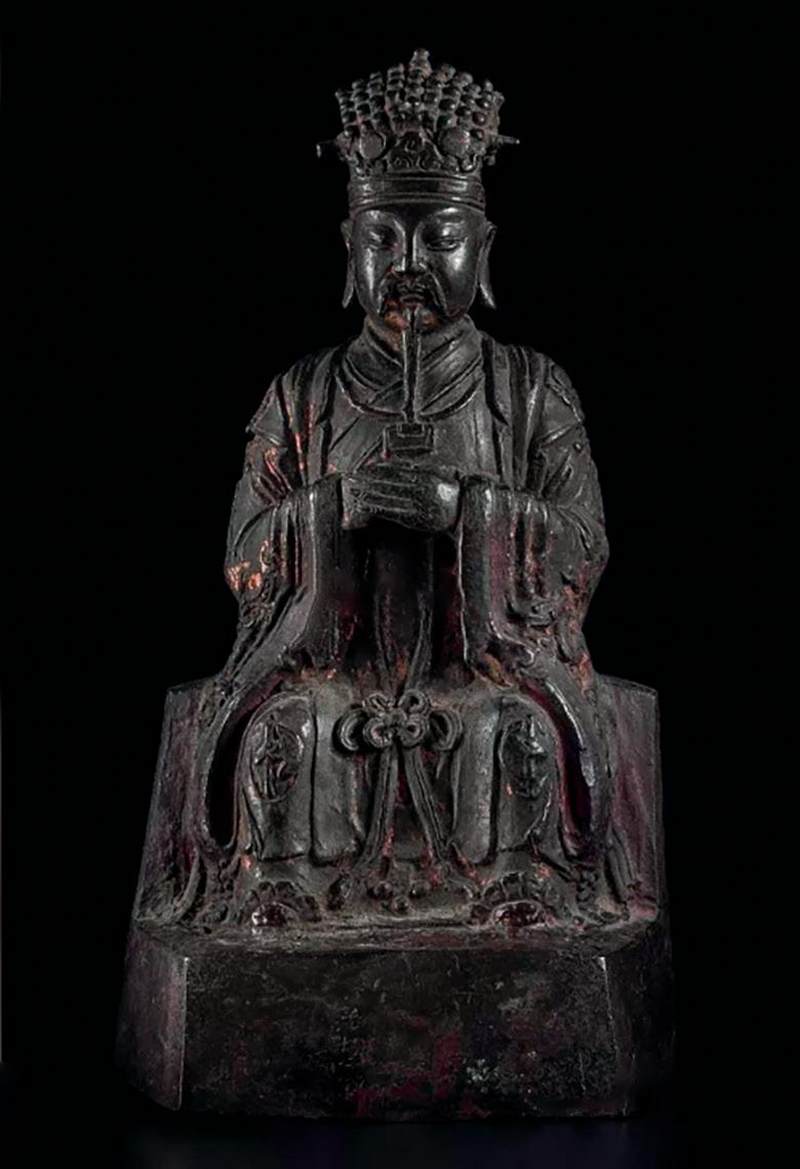清顺治十八年（1661年）文昌帝君像 - 图6
