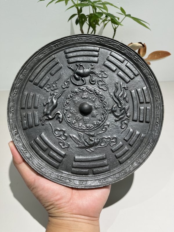 明 四神八卦纹镜 - 图2